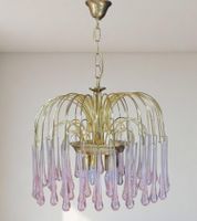 Grand Lustre Cascade "Teardrop" Vintage - Années 70
