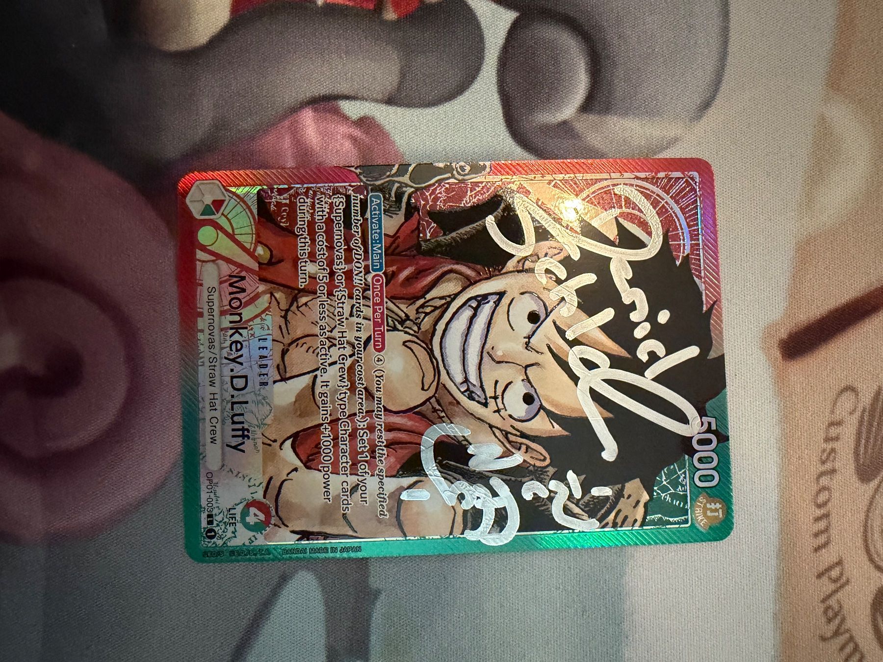 Bandai Carte collezionabili: One Piece Karte - Monkey D. Luffy OP01 PreErrata! – Usato da Thun venduto da pas_mb2h