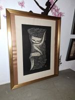 Jap.Holzschnitt, gerahmt,signiert, Original KAORU KAWANO 