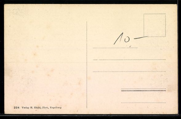 Cartoline postali: AK Engelberg, Generalansicht – Usato da Berlin venduto da bartko-reher 1
