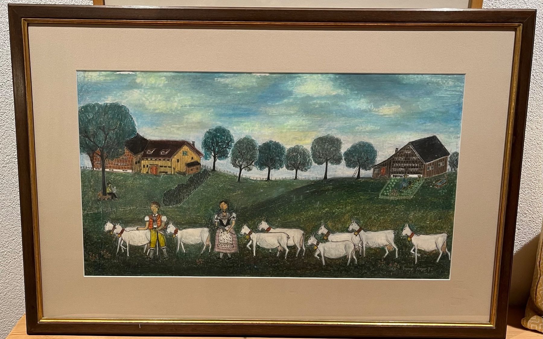Dipinti: Original Appenzeller Bild Verena Broger gross – Usato da Weissbad venduto da 7733110
