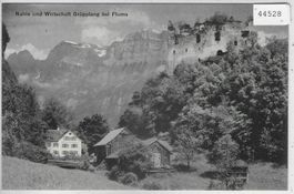 Ruine und Wirtschaft Gräpplang bei Flums