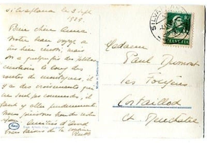 Ansichtskarten: Silvaplana, Schoss Crap Sass – Gebraucht aus Ottikon b.Kemptth. von Neptun1974 1