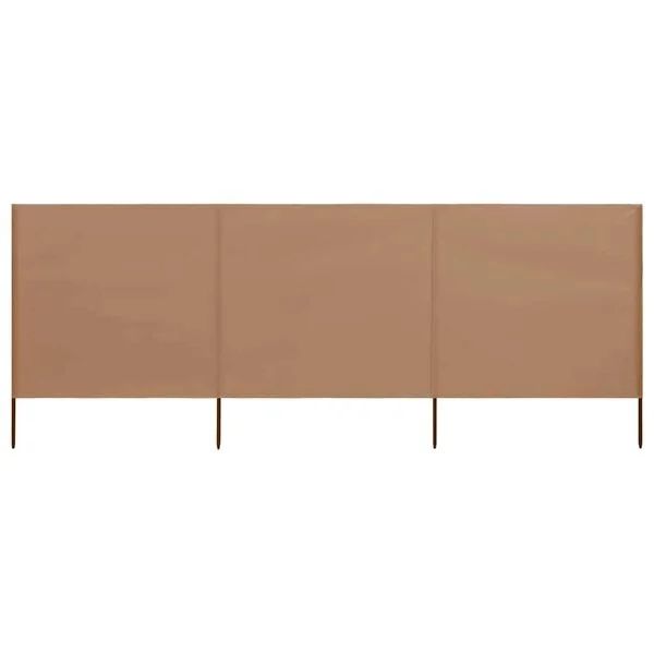 Paraventi: 3-teiliges Windschutzgewebe 400 x 80 cm Taupe – Nuovo e nell'imballaggio originale da Bühler venduto da DealHaus_Ostschweiz