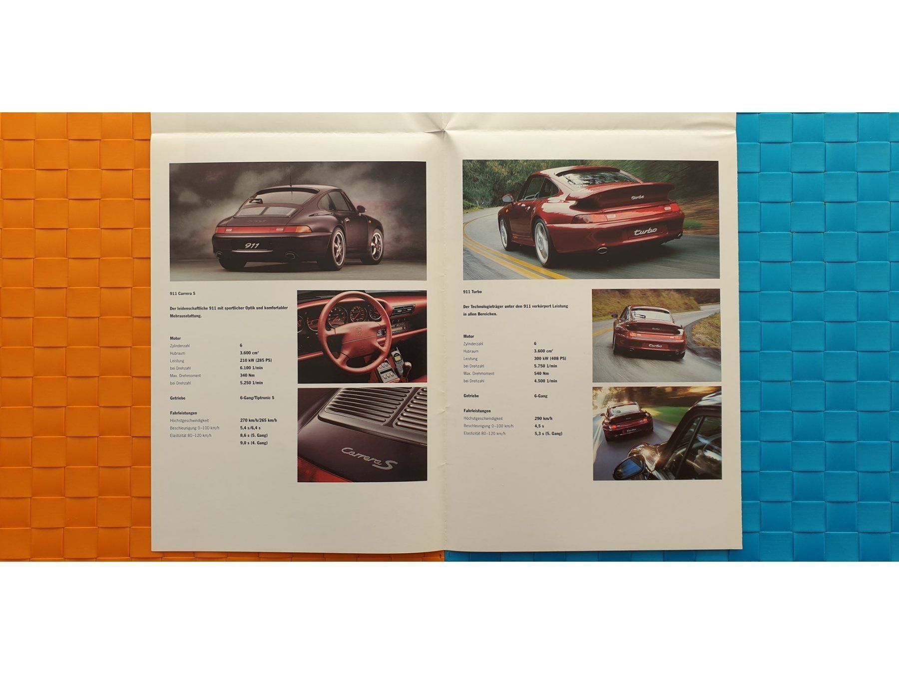 Riviste & Magazine: PORSCHE BOXSTER 1996 - Poster / Prospekt – Usato da Viganello venduto da CARLiteratur 3