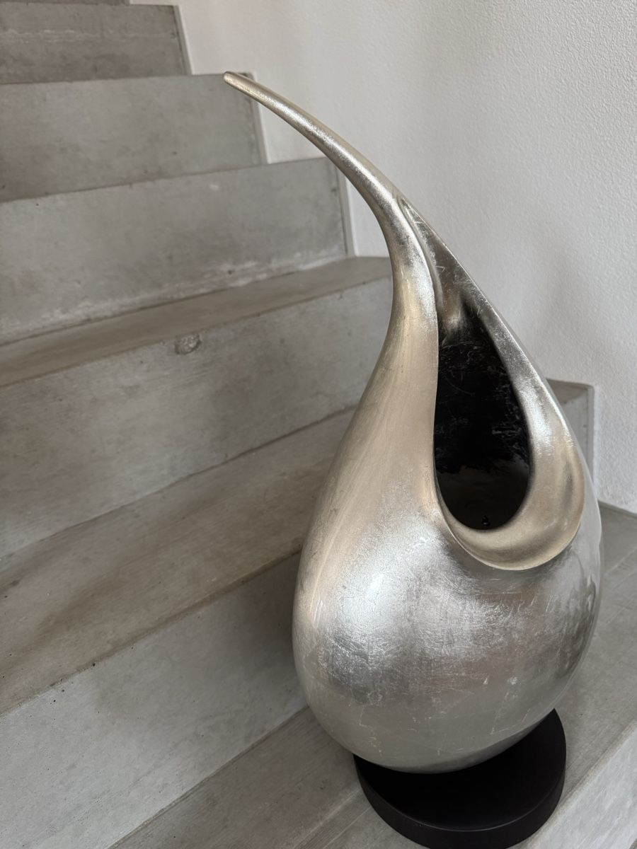 Tutte le decorazioni: Objet décoratif argenté en forme de goutte – Nuovo (secondo la descrizione) da Siegershausen venduto da dbonadei 1