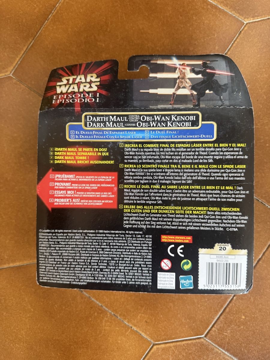 Star Wars Figuren: Star Wars Action Figures Darth Maul vs Obi-Wan Kenobi Episod – Neu und originalverpackt aus Winterthur von grcandel 2
