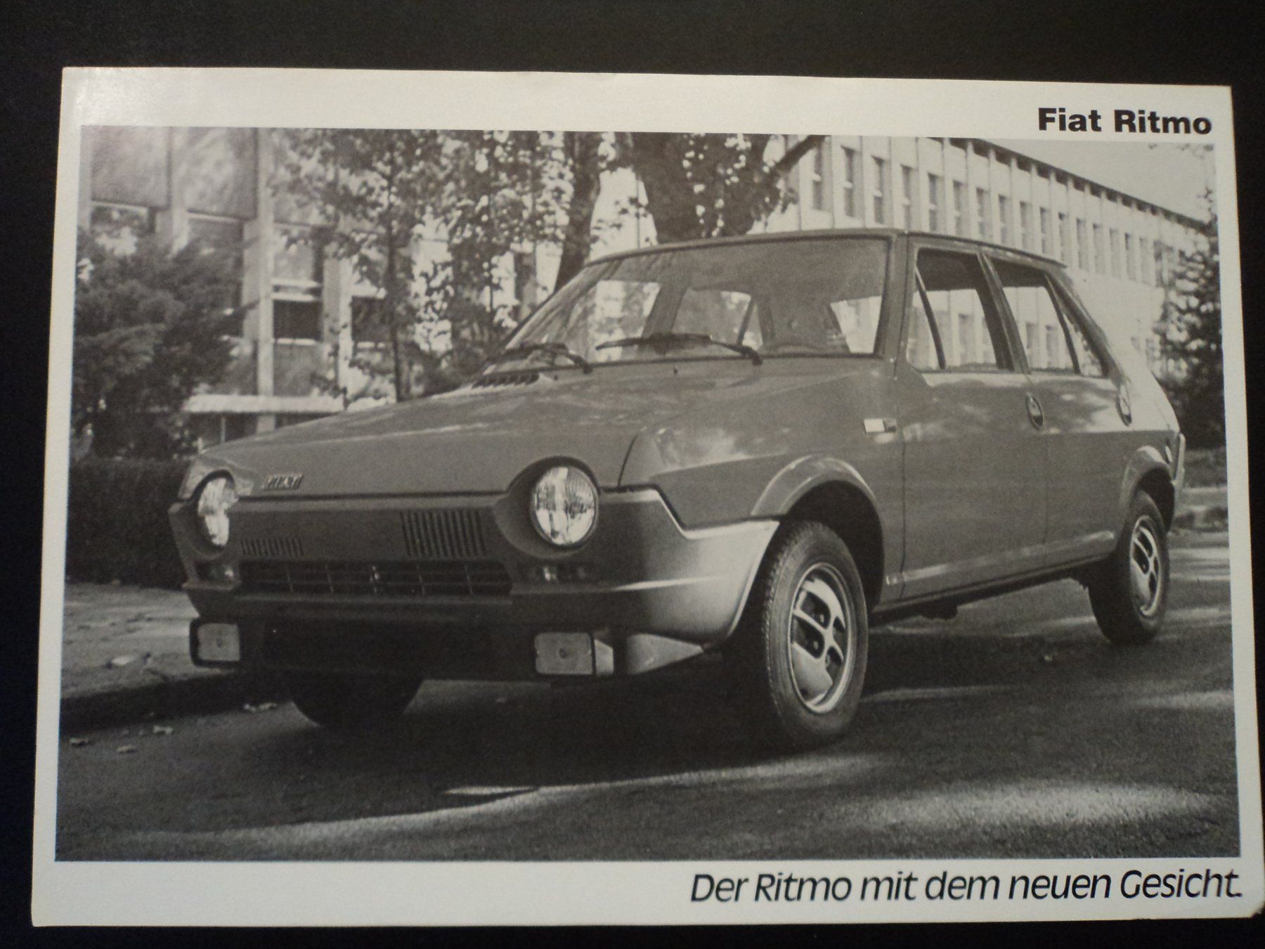 Fiat Dokumente: Prospekt Fiat Ritmo 1980 Frontspoiler Kit – Gebraucht aus Schwarzenburg von modelCARama