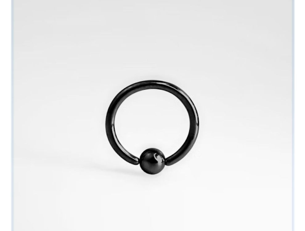 Piercing Ring mit einer festen Kugel Kaufen auf Ricardo