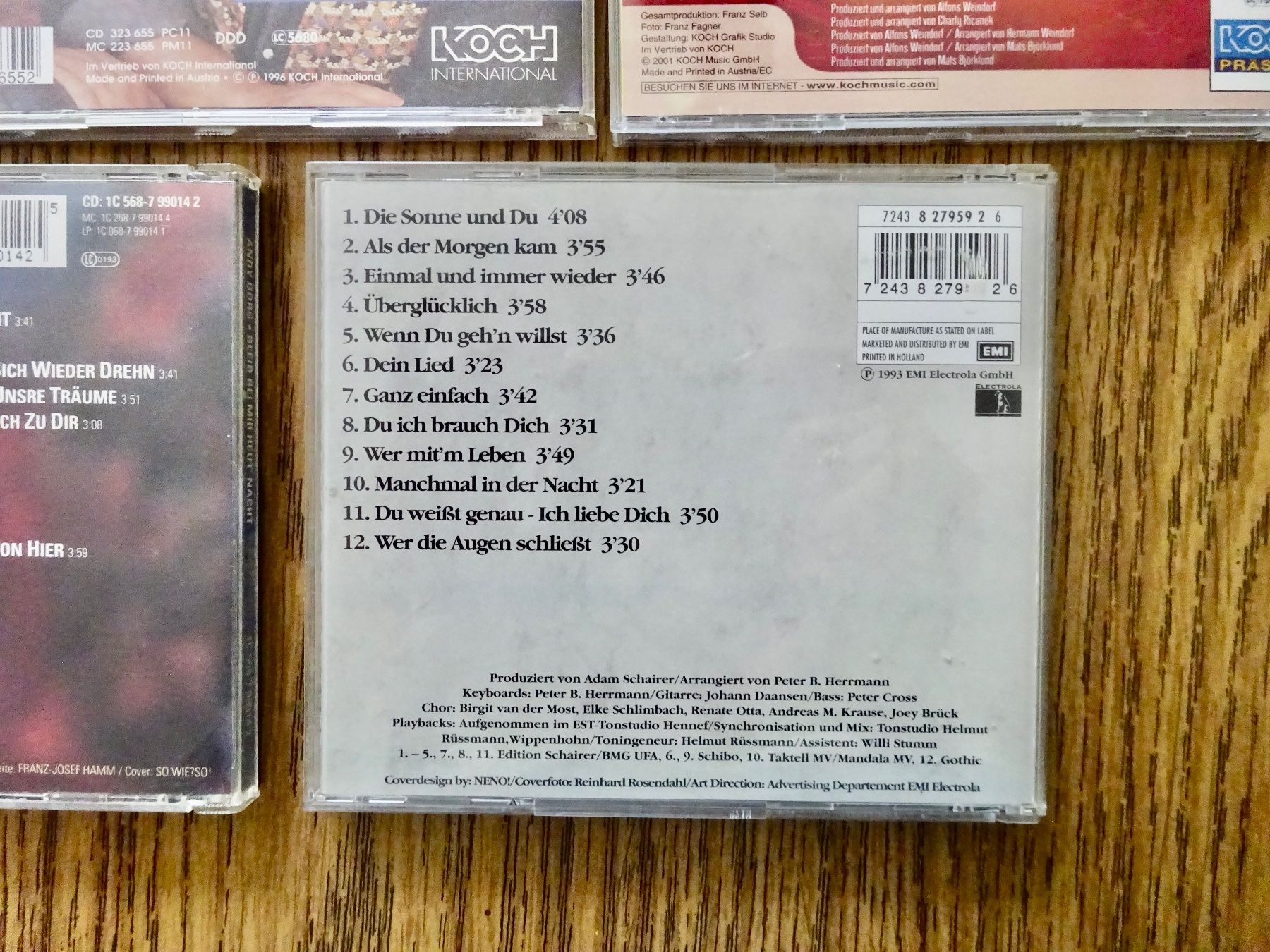 CD: 5 Musik CD`s ANDY BORG ! – Nuovo (secondo la descrizione) da Kaltbrunn venduto da Wigwam7 7