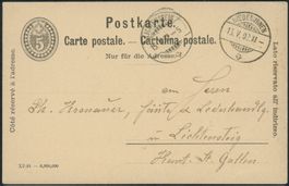GL Niederurnen - Karte - nach Lichtensteig SG