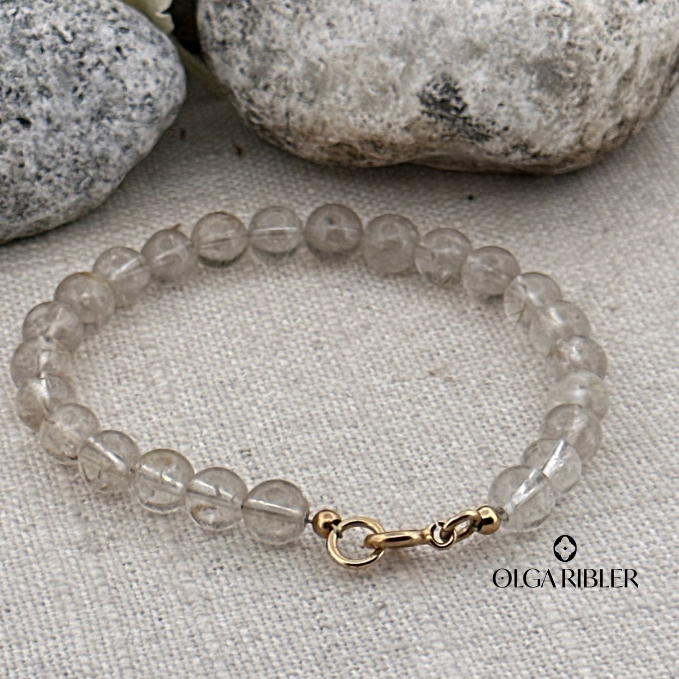 Olga Ribler Bracciali & Braccialetti: Armband mit Rutilquarz – Nuovo (secondo la descrizione) da Luzern venduto da MonikaS03 3