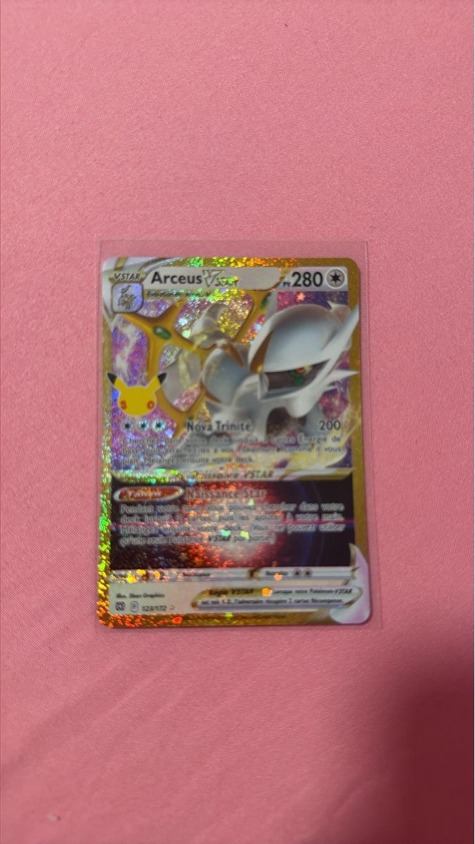 Pokémon Sammelbilder & Trading cards: Carte Pokémon Arceus VSTAR, état comme neuf – Neu (gemäss Beschreibung) aus Gampelen von Leonabibby