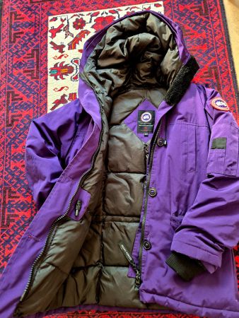 CANADA GOOSE JACKE MANTEL WINTERJACKE M 38 LILA ORGINAL TOP
