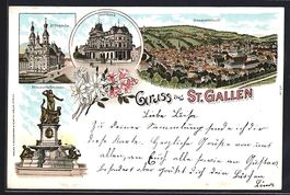 Litho St. Gallen, Stiftskirche, Unionban