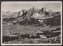 Wildhaus mit Säntiskette  1948