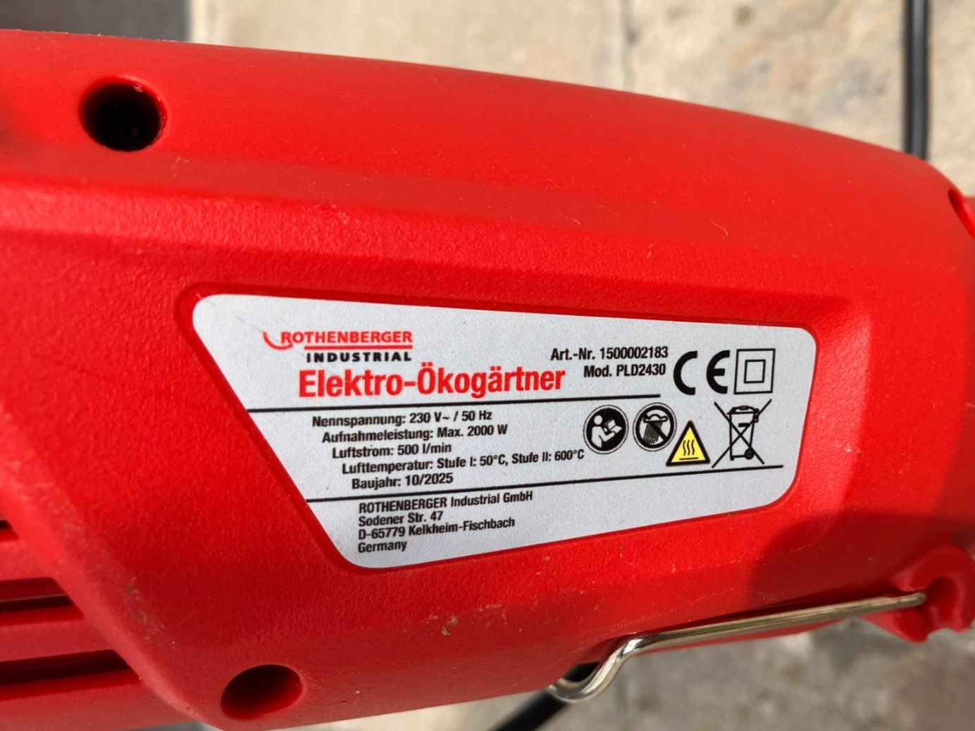 Rothenberger Alle Werkzeuge: Rothenberger Unkrautvernichter elektrisch – Gebraucht aus Küsnacht ZH von Online_wizzard 1