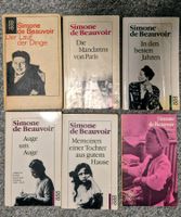 Simone de Beauvoir: 6 Vintage Bücher, Feminismus/Philosophie