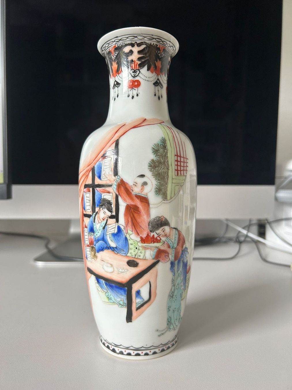 Vasen & Gefässe: Vase chinois / Chinesische Vase – Defekt aus Sonceboz-Sombeval von Supercool1220 1