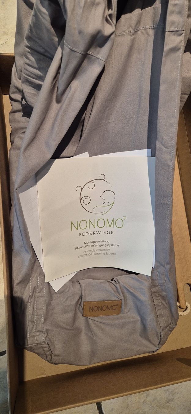 Nonomo Sdraiette & Sdraiette a dondolo: Nonomo Federwiege mit Gestell – Nuovo (secondo la descrizione) da Männedorf venduto da nicci.sutter 2