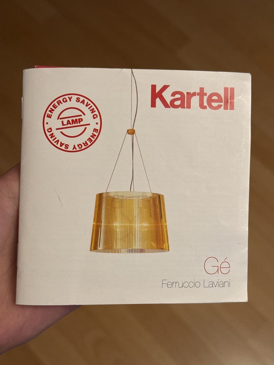 Kartell Lampadari & plafoniere: Kartell Gé Lampe – Usato da Zürich venduto da sum_s552 5
