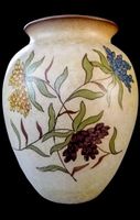 Albert Hans AH Vase 20 cm vintage Mid century Art-Deco-Stil