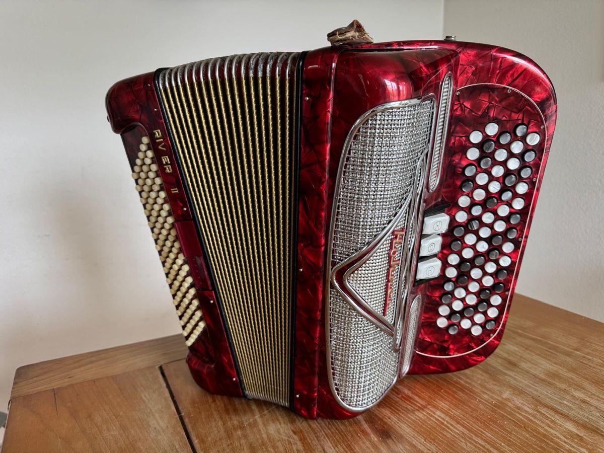 Hohner Strumenti musicali: Hohner Riviera II Akkordeon – Usato da Meilen venduto da Liebling_sachen