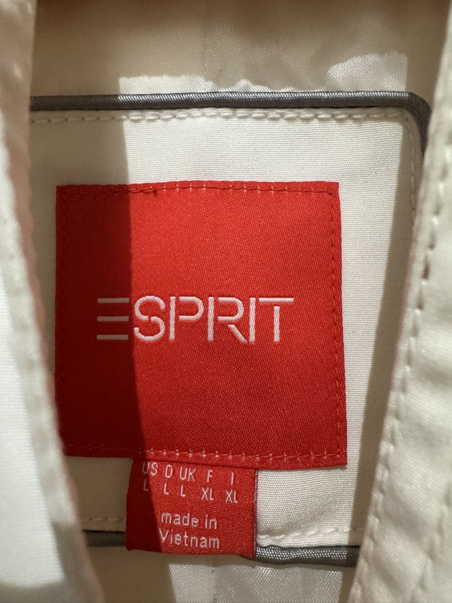 Esprit Vestes: Esprit Damen Übergangsjacke, weiss, Grösse L – D'occasion à Pfäffikon SZ par Norina2005 1