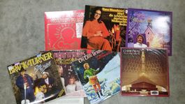 Schallplatten; 45 Stk. Weihnachtsmusik