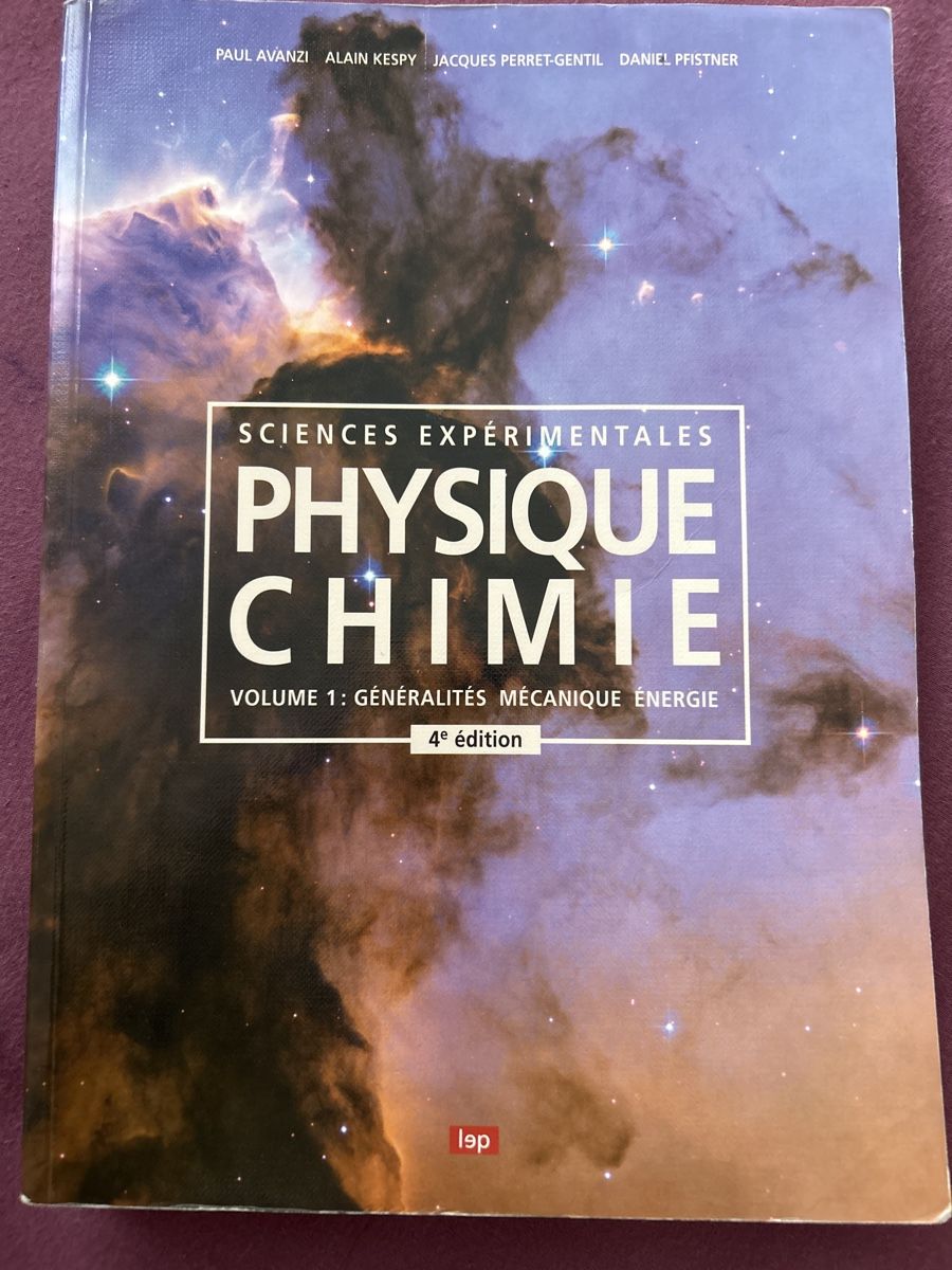 Livres: Physique chimie – D'occasion à Fribourg par mar_7cb9