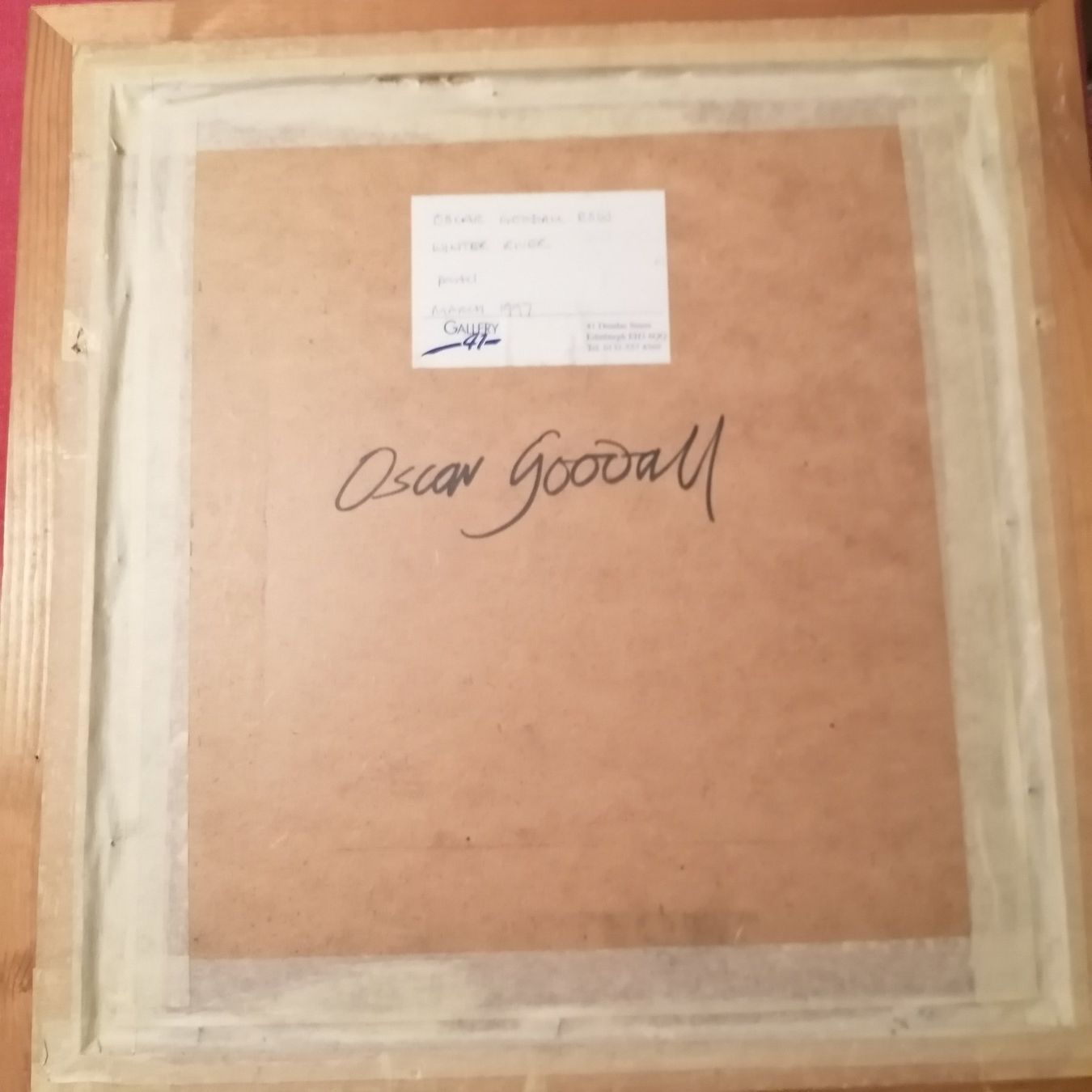 Dipinti: Winter River  -  OSCAR GOODALL RSW – Usato da Mendrisio venduto da Accamuta 4