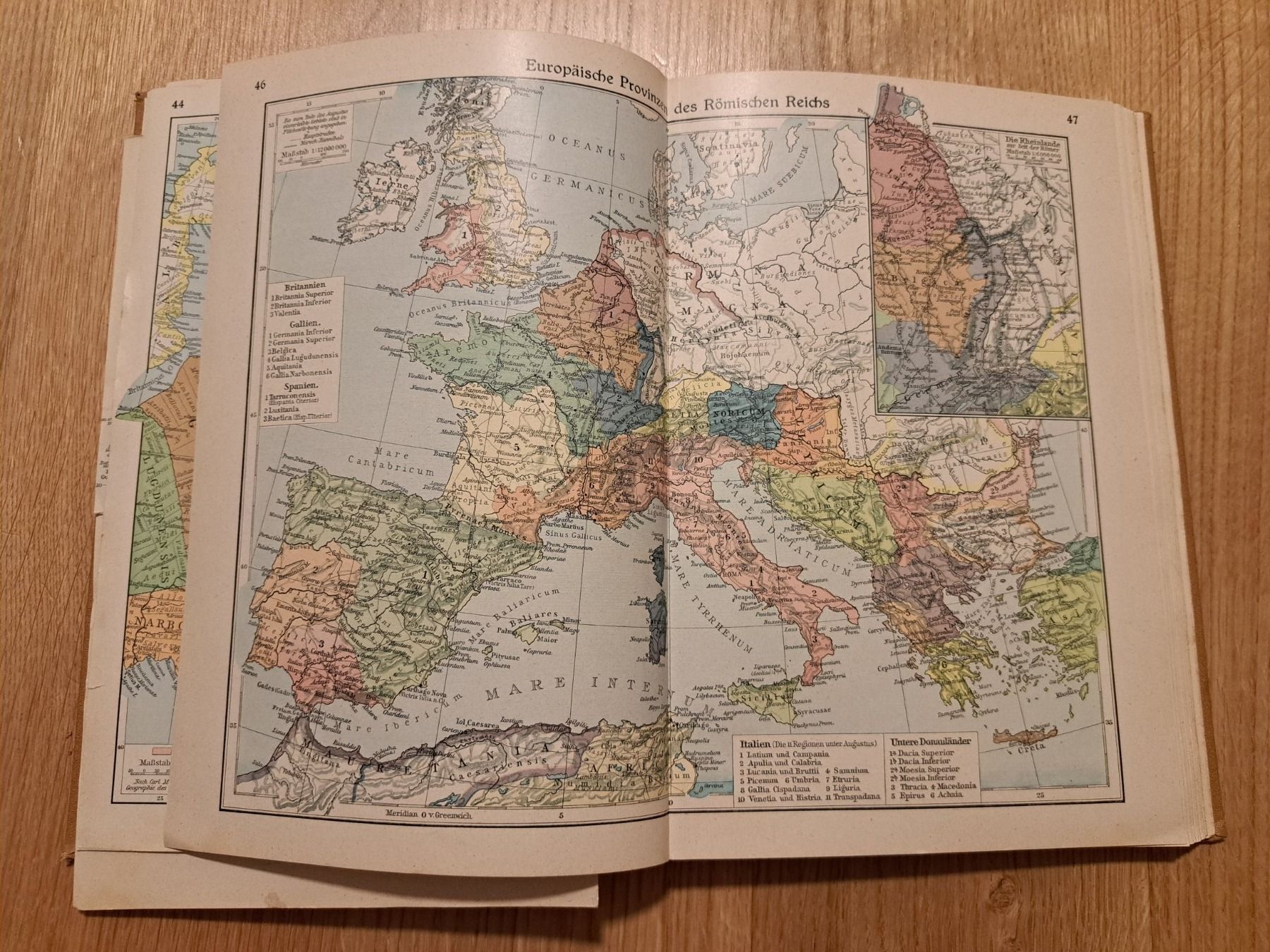 Cartine & Atlanti: Historischer Schulatlas 1924 – Usato da Embrach venduto da YVBER 3