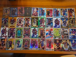 Match attax Fussballkarten Grosse Sammlung Barcelona