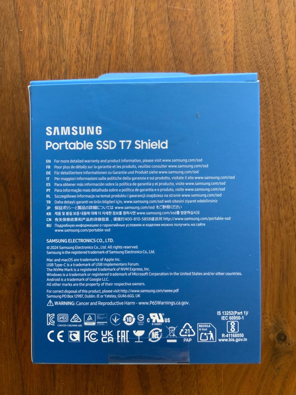 Samsung Dischi rigidi: Samsung T7 Shield – Nuovo e nell'imballaggio originale da Oberwil-Lieli venduto da Gloria112 1