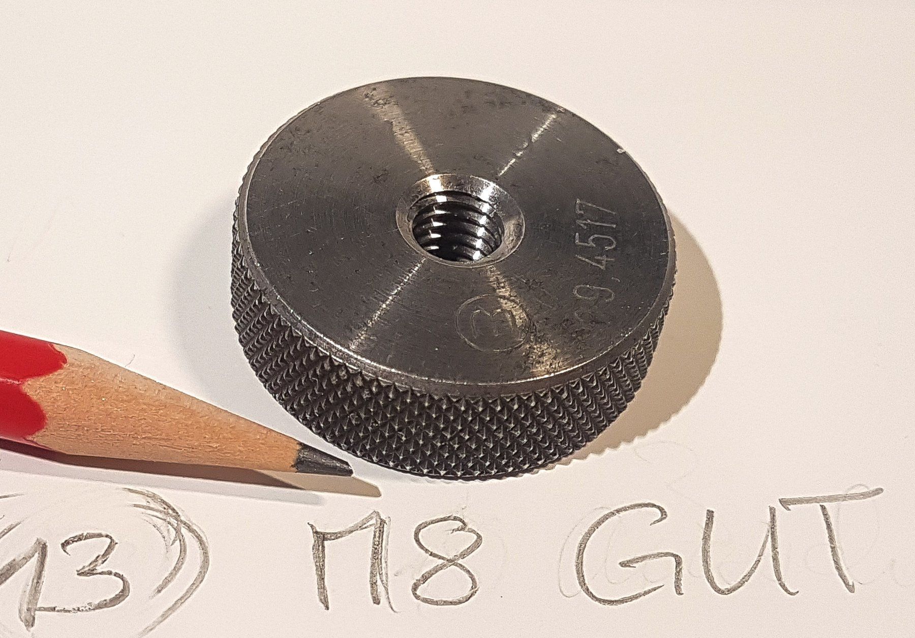 Tutti gli attrezzi: Gewindelehrring M8 GUT Lehrring GO – Usato da Aarburg venduto da davon6789