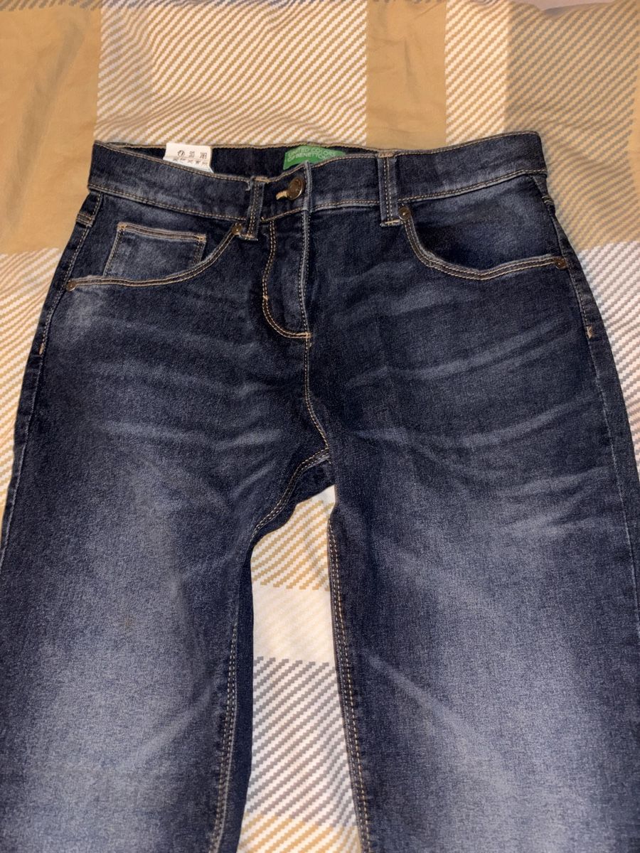 Benetton Pantaloni: Jean Benetton bleu pour enfant  – Usato da Denges venduto da val_j8w7 1