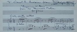 Rudolph Ganz (1877-1972) Komponist - Autogramm
