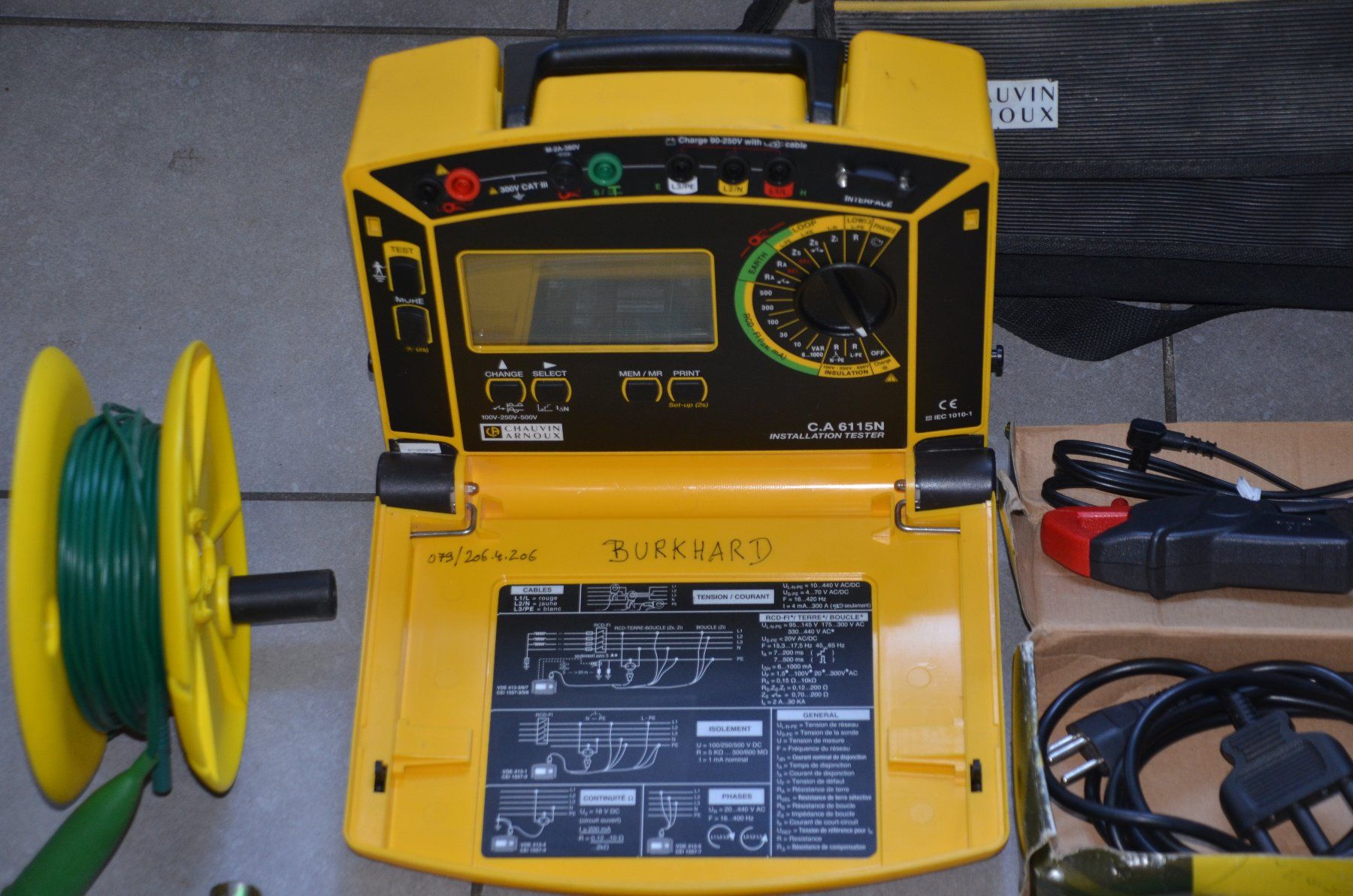 Misurare: Chauvin Arnoux C.A 6115N Instalation Tester – Usato da Collonges venduto da arashee