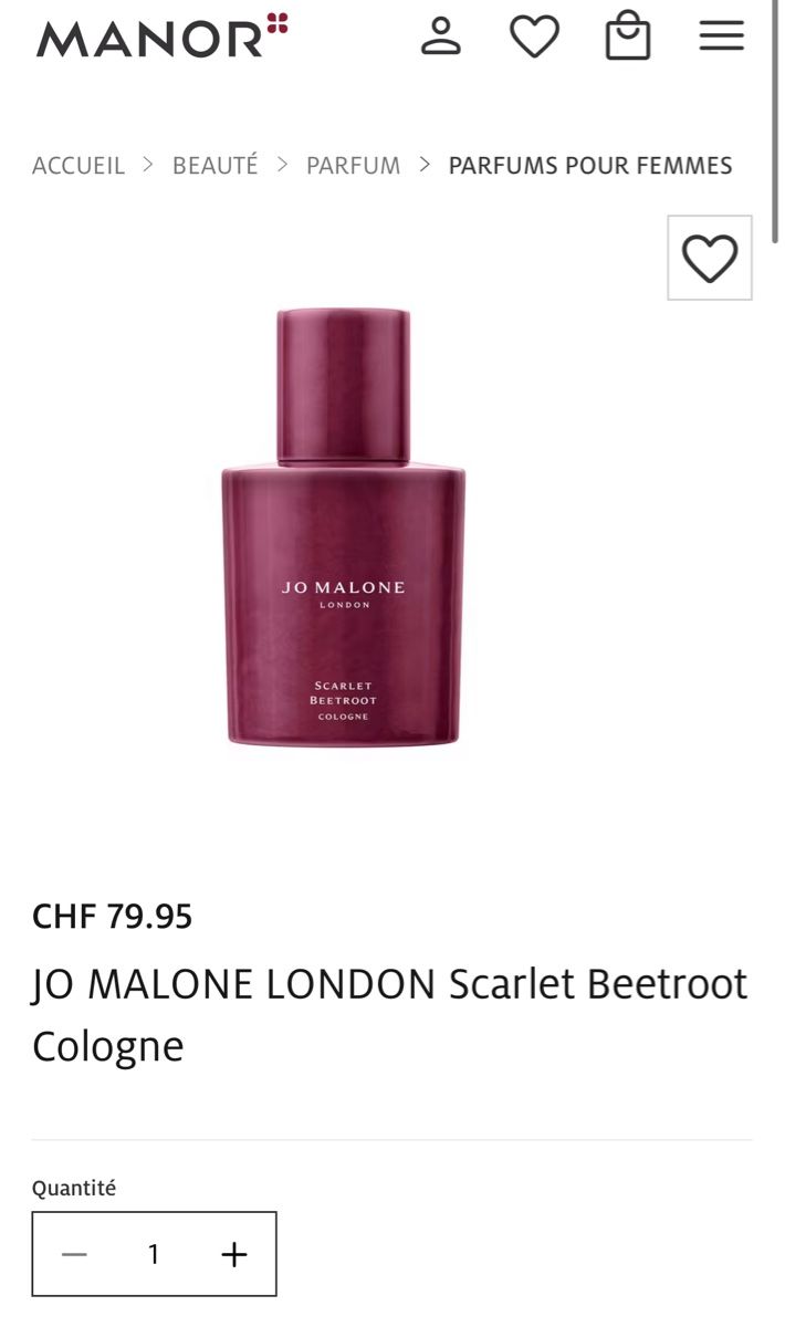 Jo Malone Parfum & Eau de Toilette: Jo Malone Beetroot Cologne 30ml neu – Neu (gemäss Beschreibung) aus Gümligen von kleiderschrankbe6 5
