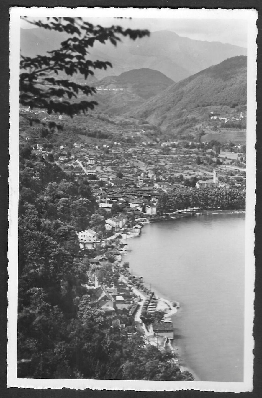 Cartoline postali: Caslano Panorama – Usato da Olten venduto da clotaldi