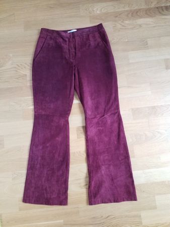 SUEDE TROUSERS Mango