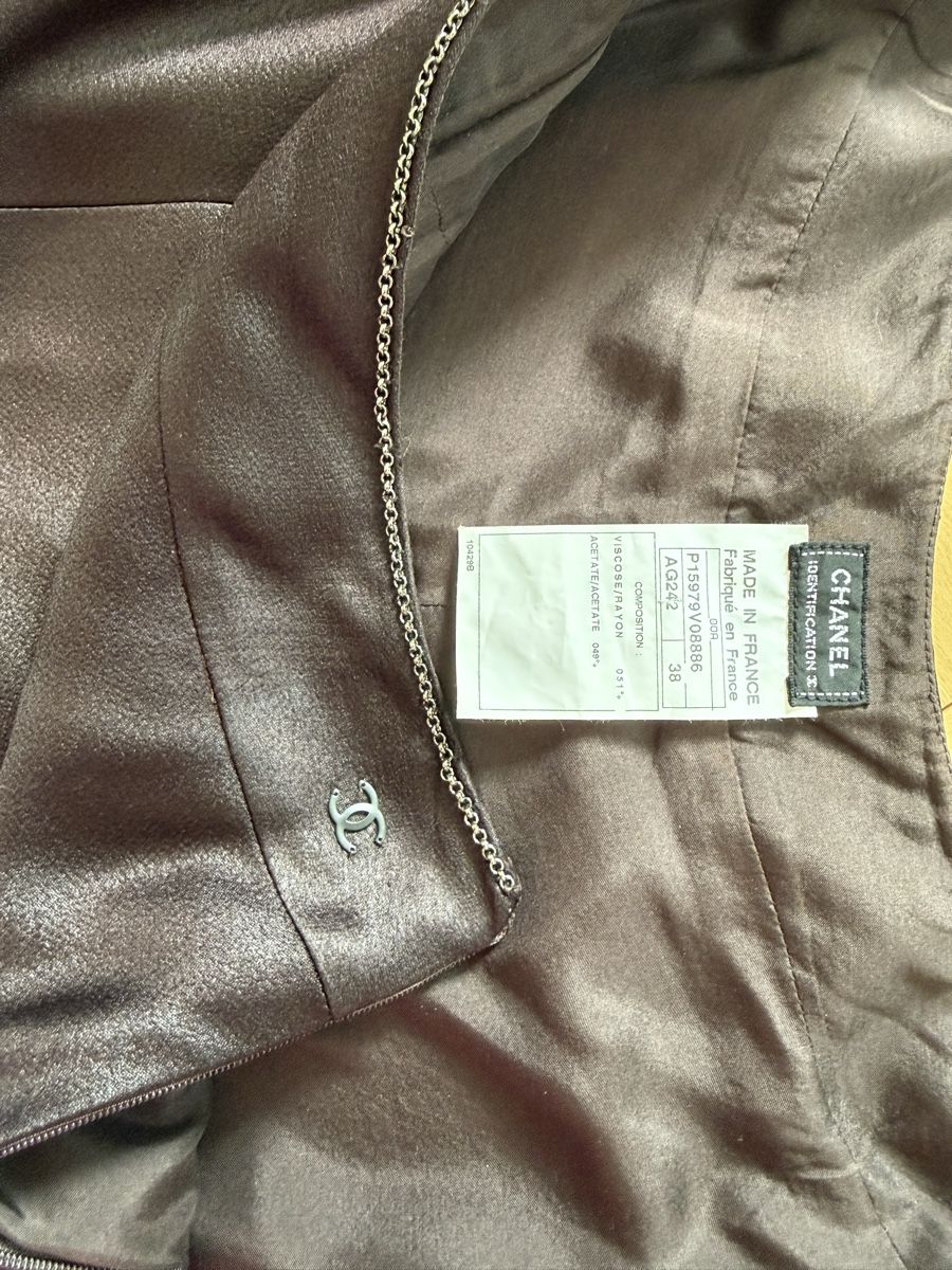 Chanel Pantaloni: Luxurious CHANEL Satin Marlene pants FR38 – Nuovo (secondo la descrizione) da Baden venduto da agora_newgeneration 7