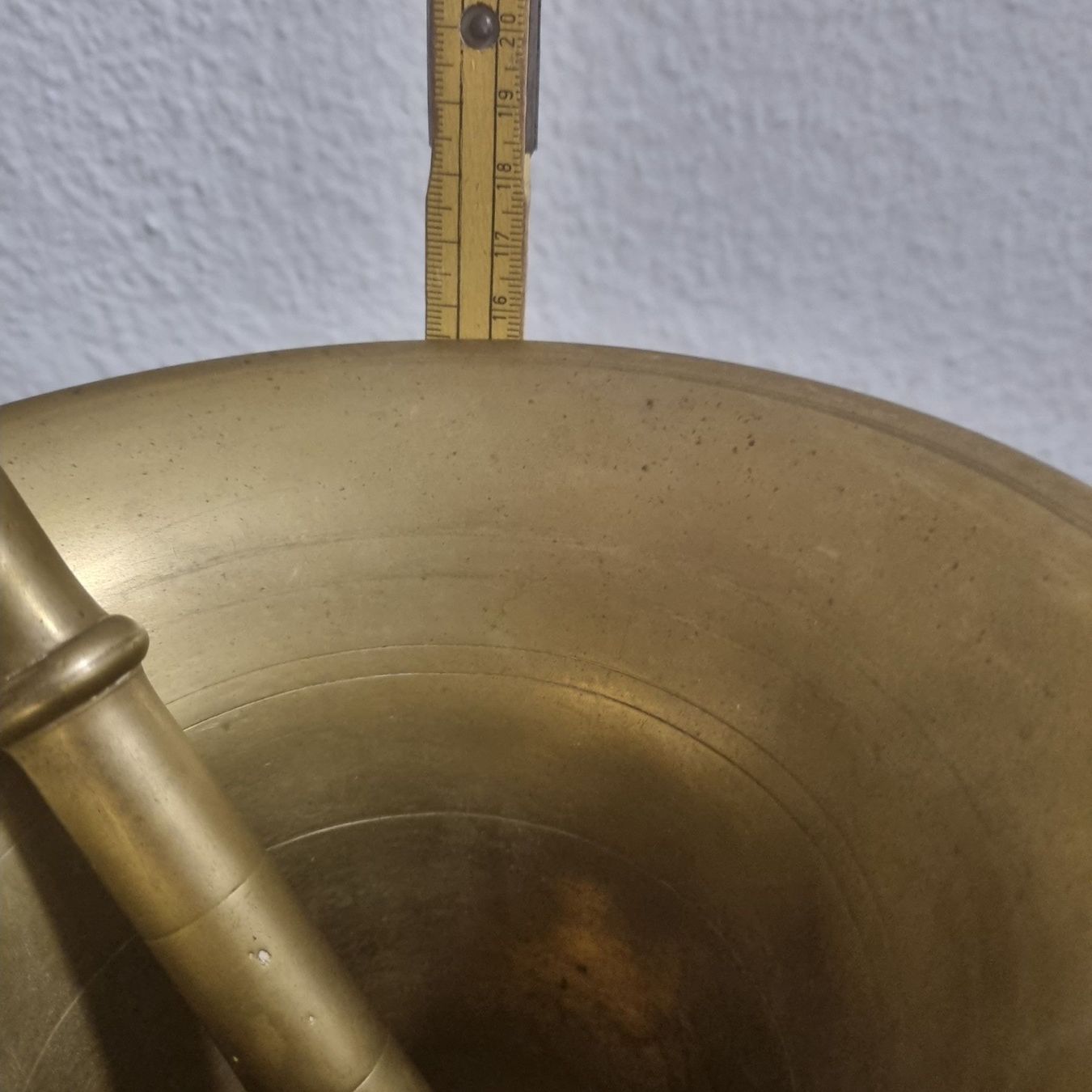 Altro per cucinare: Antiker Messing Mörser ≈5kg – Usato da Zürich venduto da Melossoap 4