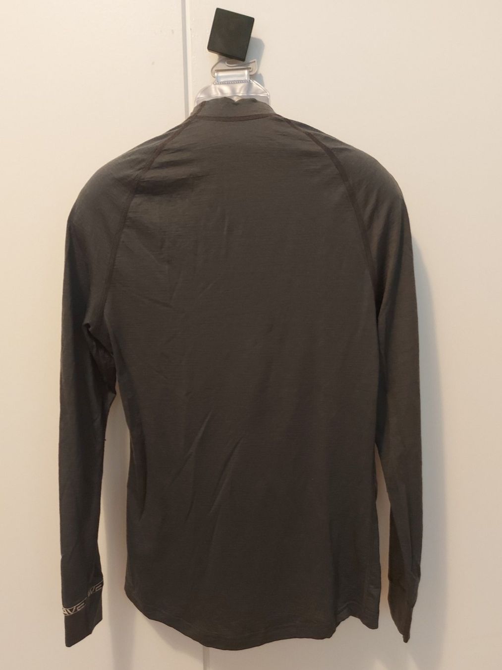 Biancheria intima: Pull thermique 100% merino gris-vert – Usato da Aigle venduto da biscutelle 1