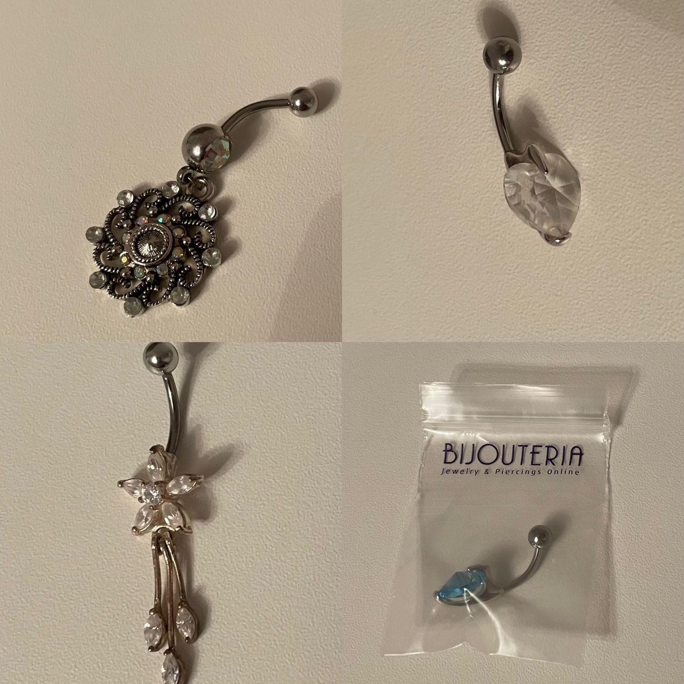 Gioielli per piercing: Bauch Silber Piercing pro Stück – Usato da Kloten venduto da des_xv52