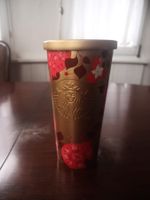 Starbucks Becher Gold-Design – gebraucht