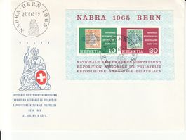 SBK W 43 Bl Nr. 5 mit Sonderstempel S. 599 NABRA Bern
