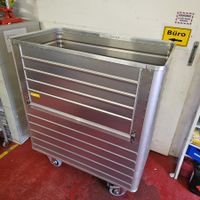 Alu Transportwagen Rollwagen Werkstattwagen Top Zustand!