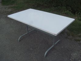 SCHAFFNER Säntis 80x140 Gartentisch - OK beulenfrei