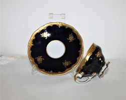 Weimar / Vintage Porzellan Set / kobaltblau